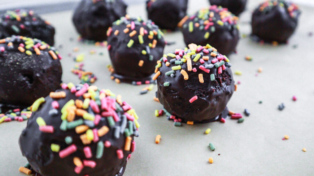 Chocolate Cake Truffles