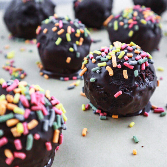 Chocolate Cake Truffles